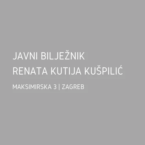 Javni bilježnik Renata Kutija Kušpilić
