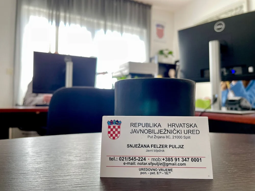 JAVNI BILJEŽNIK Snježana Felzer Puljiz