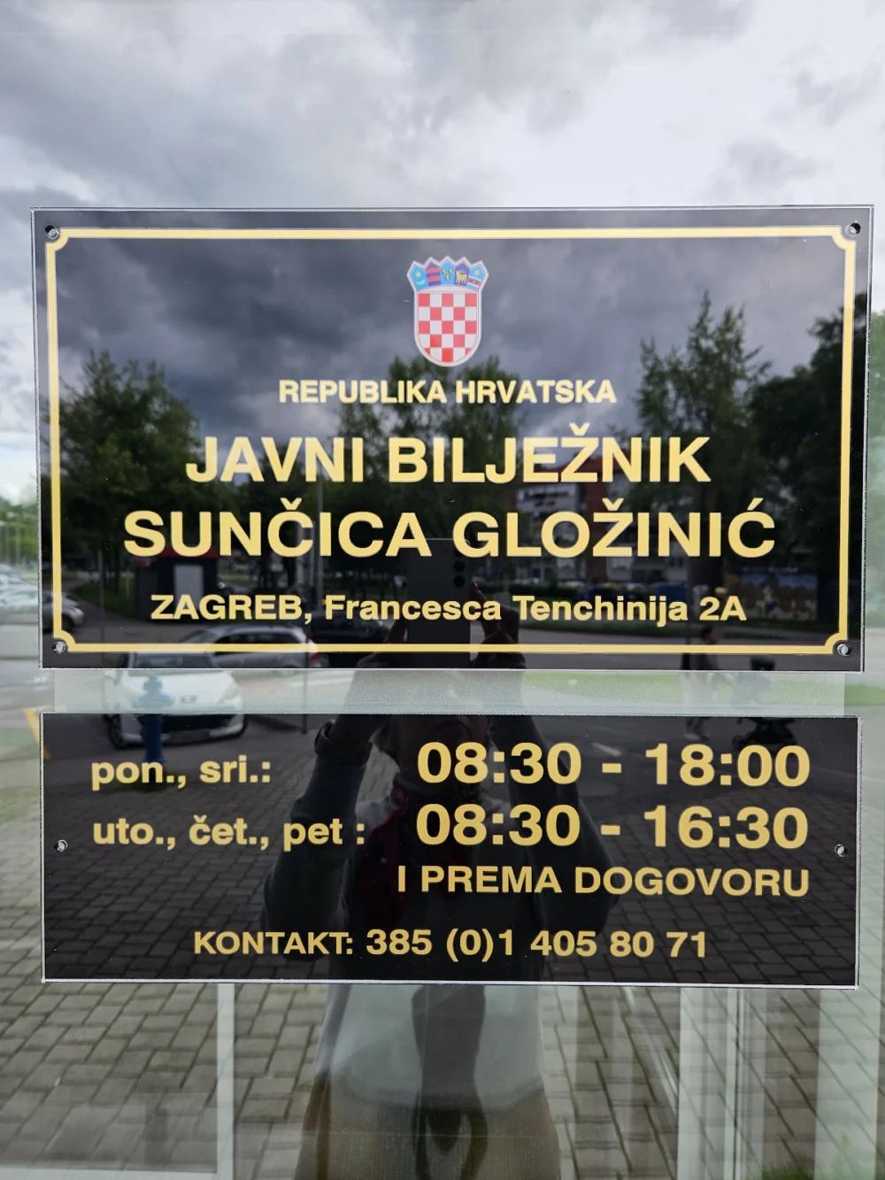Javni bilježnik Sunčica Gložinić